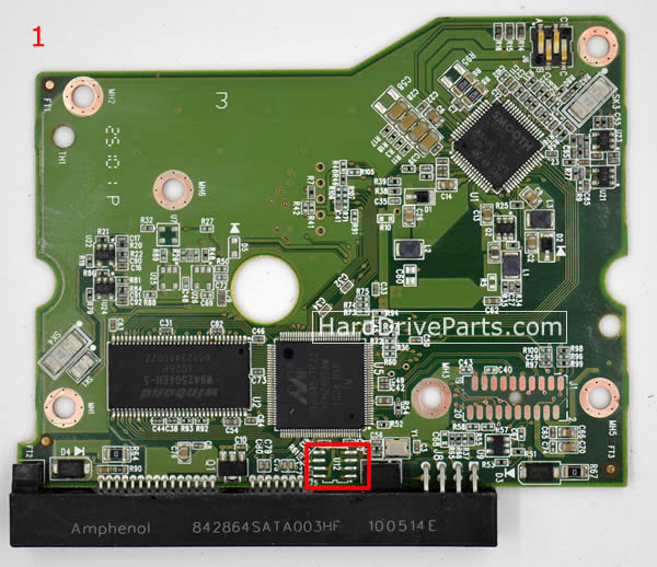 WD WD2002FYPS Carte PCB 2060-771642-001 WD WD2002FYPS Carte PCB 2060-771642-001